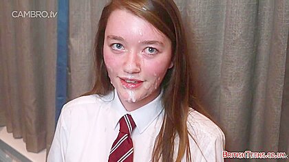 Awesome Redhead Teen 18+ Get Anal Sex And Got A Facial