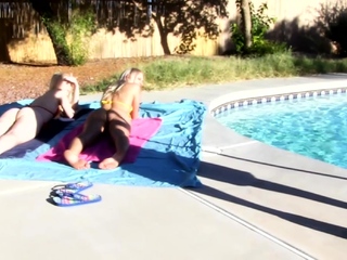 Outdoor foot worship with Khloe Kapri and Lily Rader