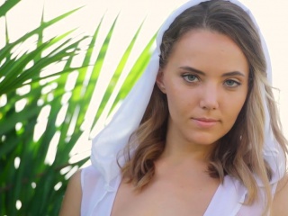 Perfect body Russian MILF Katya Clover posing outdoor